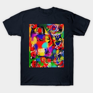 Venus Retrograde in Aries Abstract T-Shirt